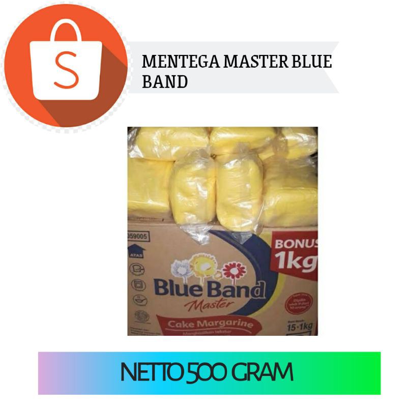 

mentega master blue band 500 gram