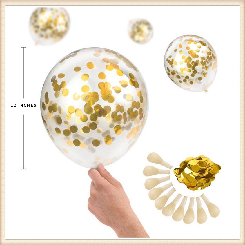 COD✨1 Pcs 12 inch thickened sequin balloon party wedding celebration supplies student class activities