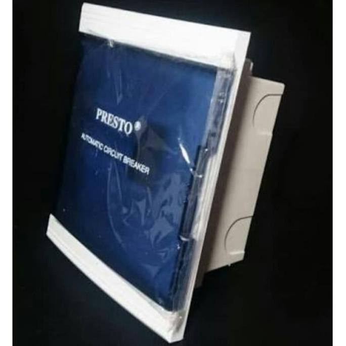 Presto Box Mcb 4 Group Transparan / Box Mcb Presto 4 Group