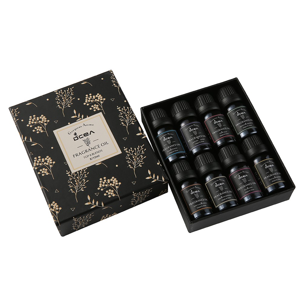 ESSENTIAL OIL AROMATHERAPY 1 PAKET SET ISI 8 BOTOL 10ML MINYAK AROMATERAPI DCEA