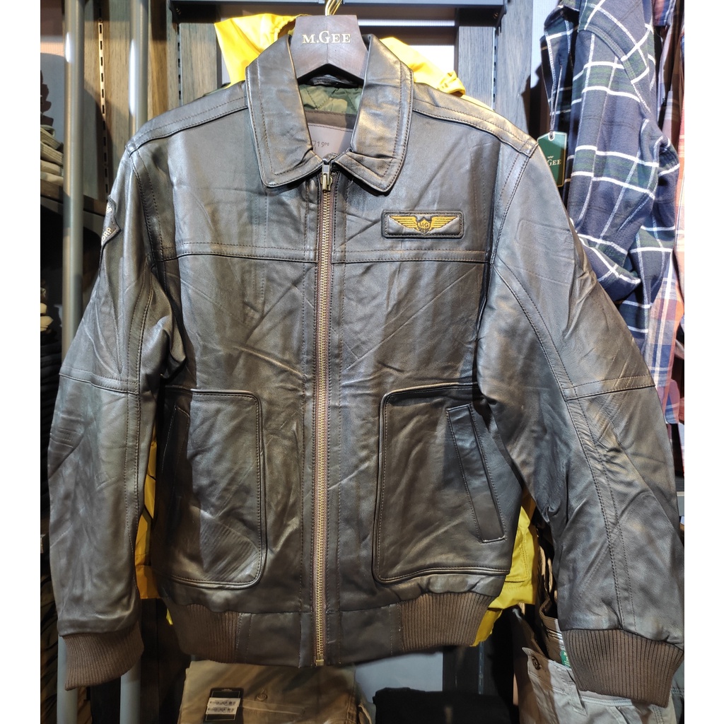 Jaket kulit original M.gee