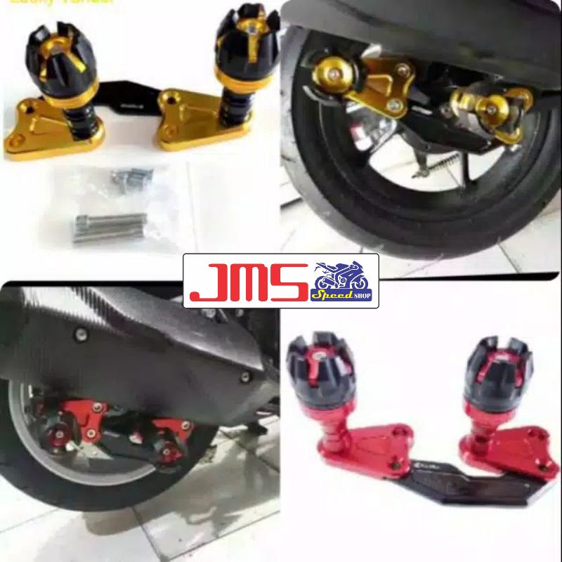 jalu pelindung knalpot slider knalpot naga cnc nmax old nmax new aerox lexi pcx