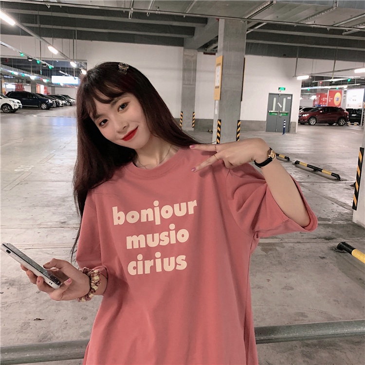 baju kaos wanita lengan pendek / kaos atasan wanita premium / t shirt original korean / baju oversize murah