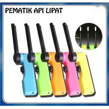 Pematik Korek Api LIPAT / Pematik Api kompor Gas Lipat Multifungsi