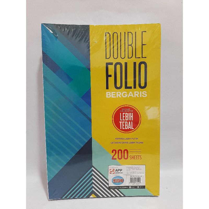 

Kertas Folio Bergaris isi 100-200 Lembar PAPERLINE / Kertas Double Folio