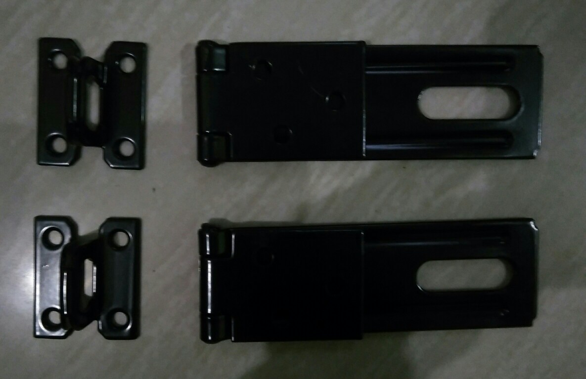 Overval Hitam Stamvick 5 Inch-engsel Gembok-kunci Gembok-grendel