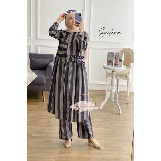 SYAFINA SET GAGIL/SYAFINA GAGIL/SETELAN GAGIL/SETELAN TUNIK/SETELAN KULOT/GAGIL ORI/GAGIL BY OVA/GAG