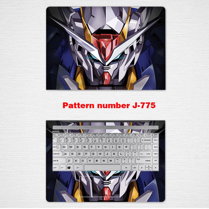 GUNDAM 2 Pcs Stiker Pelindung Laptop UNIVERSAL Bahan VINYL Ukuran 12 13 14 15.6 Inci TUF OLED ZENBOOKVivoBook15 V5200 X515 E410T