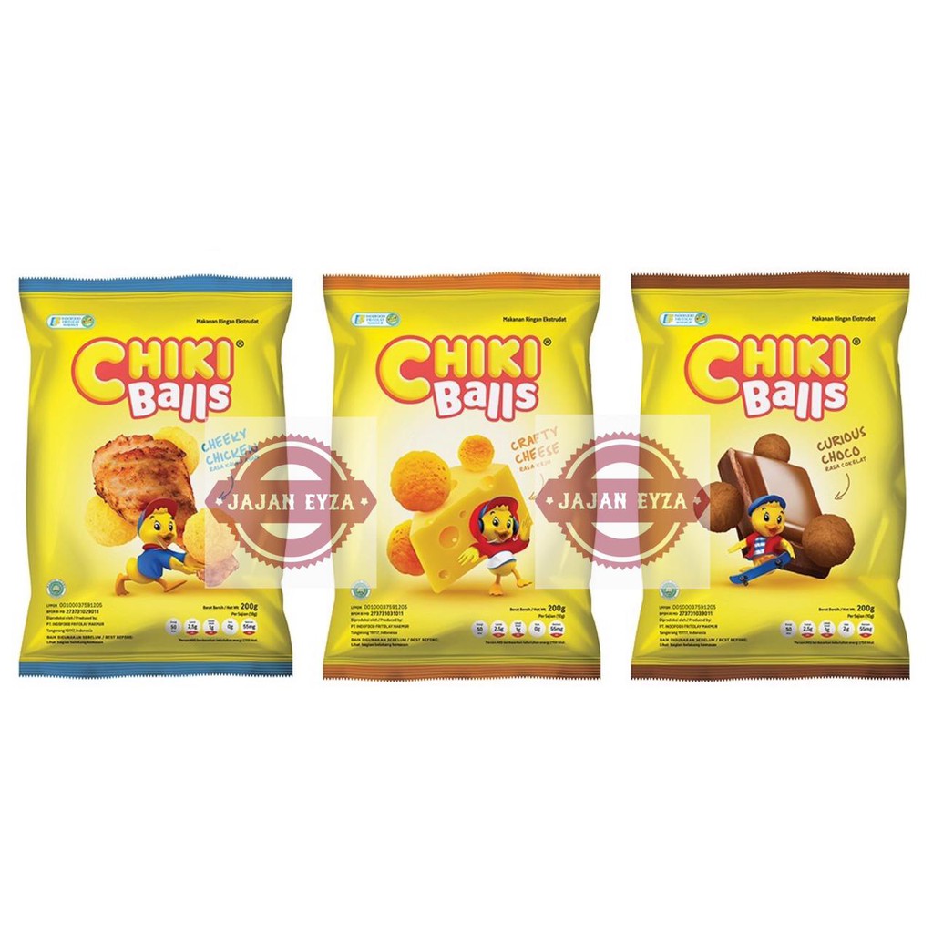 

indofood chiki balls 200gr / chiki balls keju / chiki balls coklat / chiki balls ayam / chiki ball murah