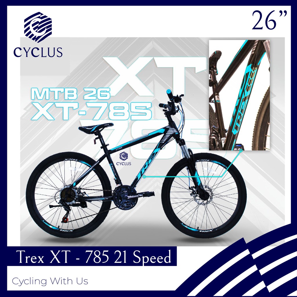 Sepeda Gunung MTB Trex XT -785 21 Speed
