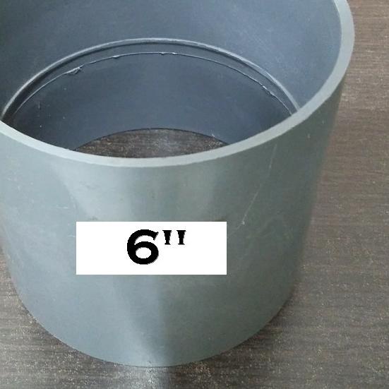 ✮ Soket D 6" / Socket PVC 6 Inch / Sambungan Lurus / Fitting Pipa PVC ☏