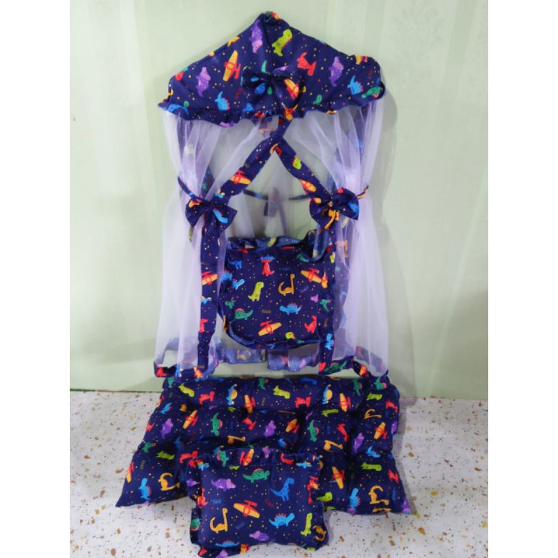 KAIN AYUNAN BAYI SET KAIN AYUNAN, KELAMBU, BANTAL DAN KASUR