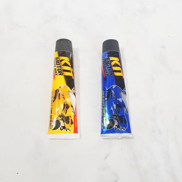 KIT MOTOR PASTE WAX ORIGINAL METALLIC 60 GRAM / PENGKILAP BODY MOBIL MOTOR TUBE