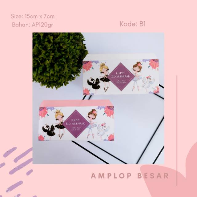 

[1Pack isi 10 Lembar] Amplop Lebaran Eid Al-Fitr