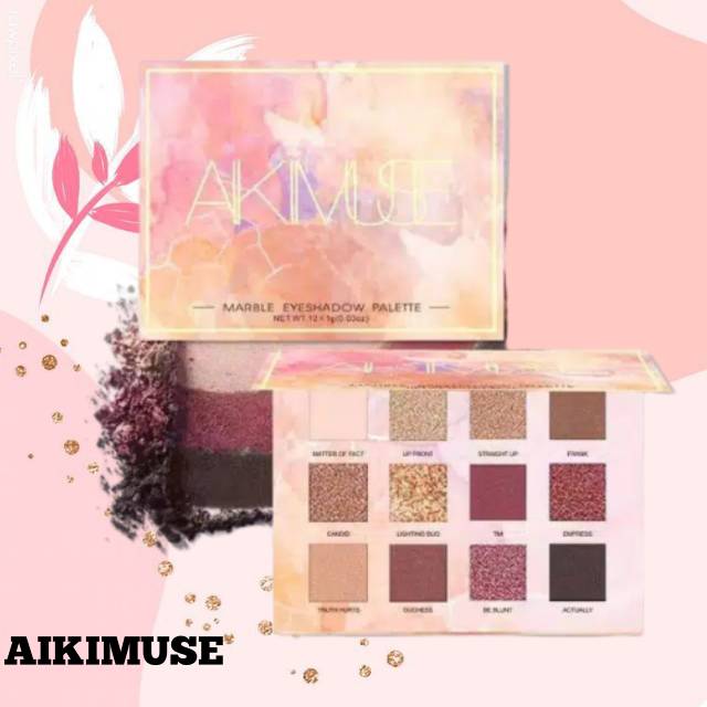[READY SURABAYA] AIKIMUSE 12 EYESHADOW PALLETE
