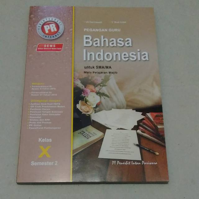 

Buku PR PG Bahasa Indonesia kelas 10B