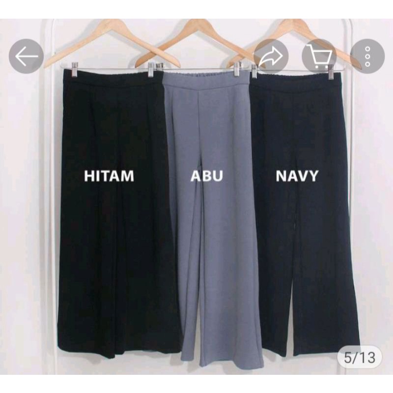 CELANA KULOT  PANJANG MURAH/bahan scuba-1