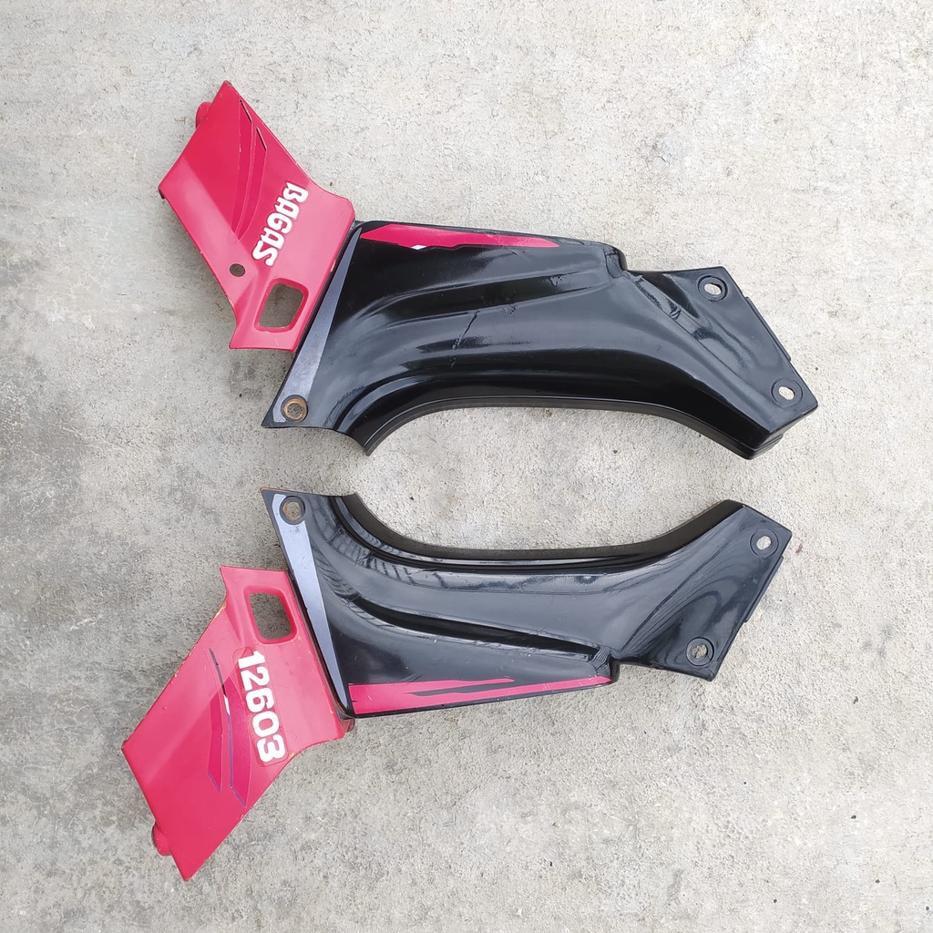 Cover Sayap Kepangan Dalam Leksil Legshield Kontak Yamaha Alfa Champ Original Copotan