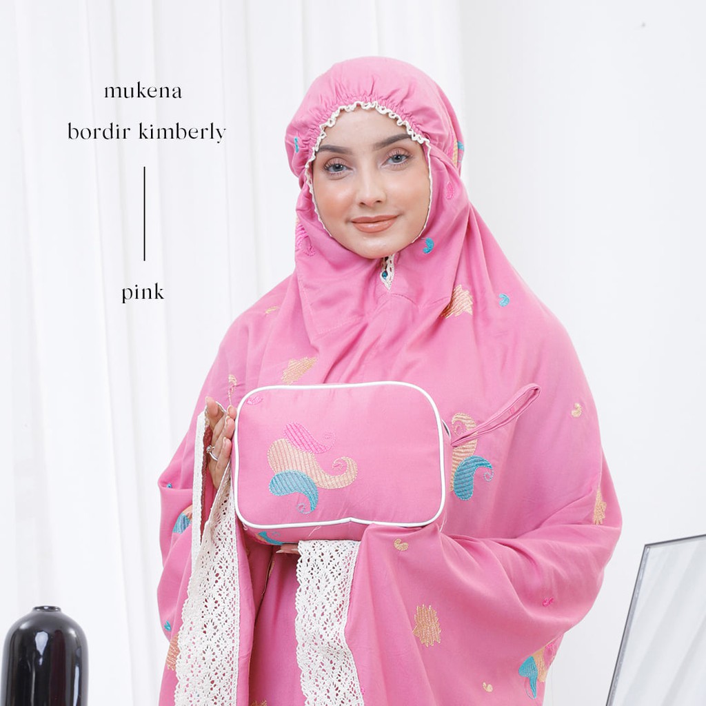 Mukena Dewasa Rayon Bordir Kimberly