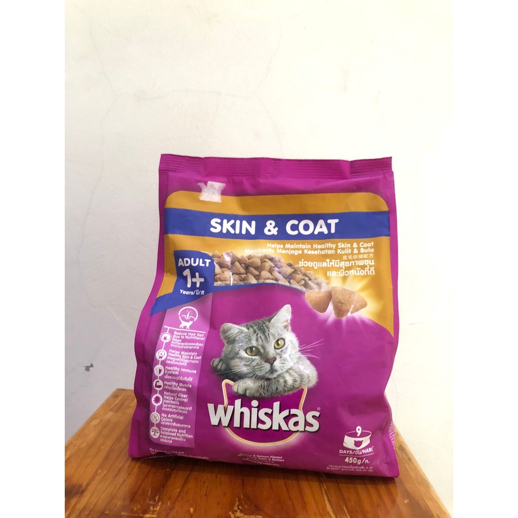 WHISKAS Makanan Kucing Kering Adult Fungsional 450gr