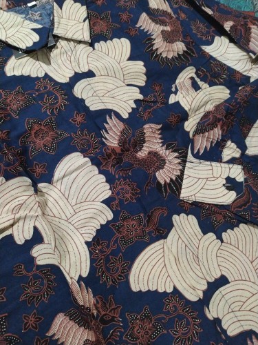 Bisa Cod) Hem Kemeja Batik Pria Slim Fit Modern Mewah Kualitas