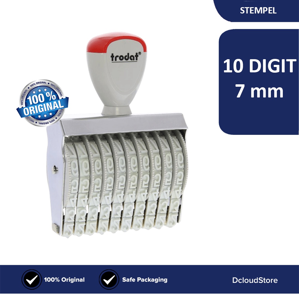

Stempel Manual 10 Digit Trodat Cap Stempel Angka Nomer Nomor 7 mm