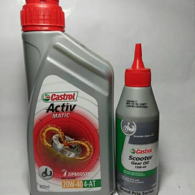 oli castrol activ matic 0.8 dan oli gardan castrol