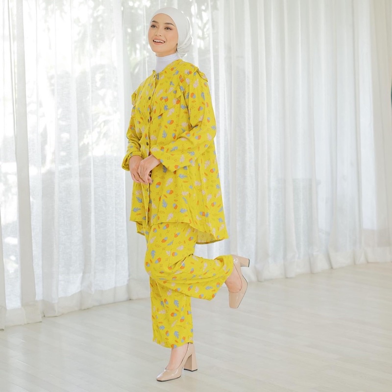 KOYU HIJAB Baju One Set Kode Relax Set Piyama by koyu