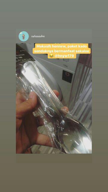 Satu Lusin Sendok Atau Garpu Stainless Cafe