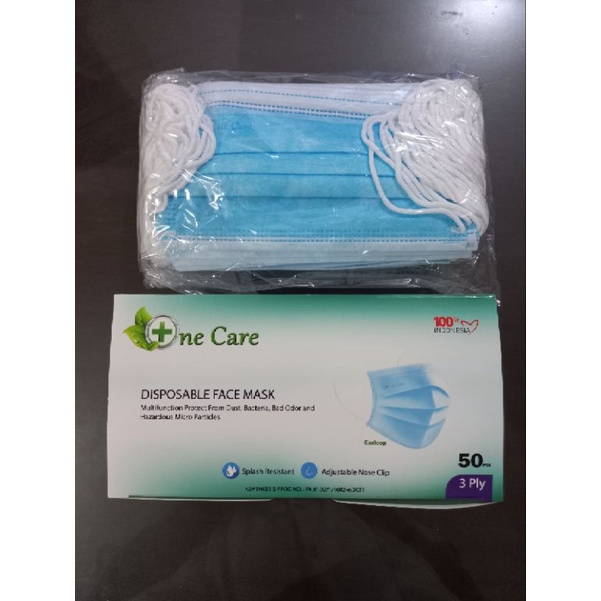 Masker one care 3 ply