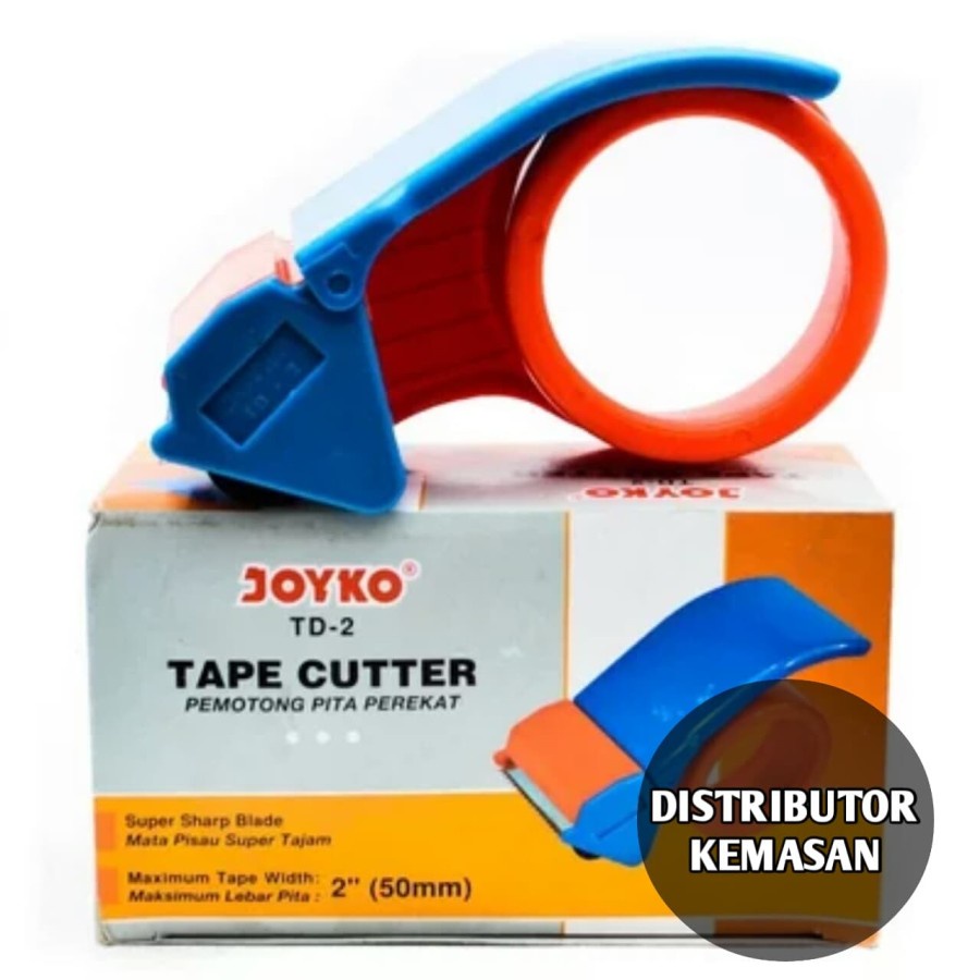 

TAPE DISPENSER TAPE CUTTER PEMOTONG TEMPAT LAKBAN ISOLASI TAPE JOYKO