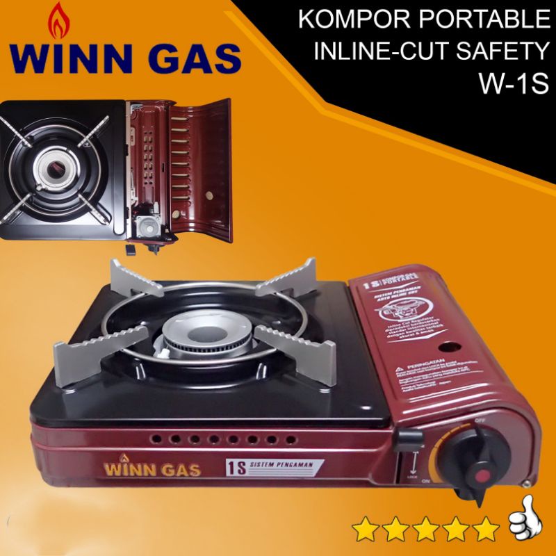 Winn  Gas  W 1S , 2S  ,  Win , Gas , STAINLESS KOMPOR PORTABLE