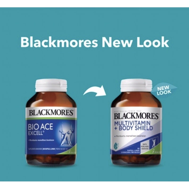 Blackmores multivitamin &amp; body shield 30 tablet | 80 tablet ( meningkatkan imun dewasa )