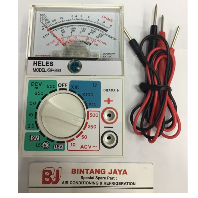 Multitester mini analog Heles SP860 / multimeter mini  tester analog