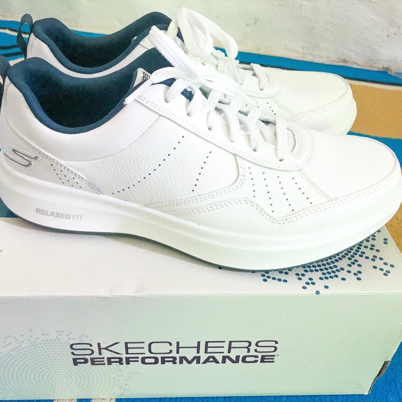 skechers Go Walk Steady mens walking shoes- white size 42