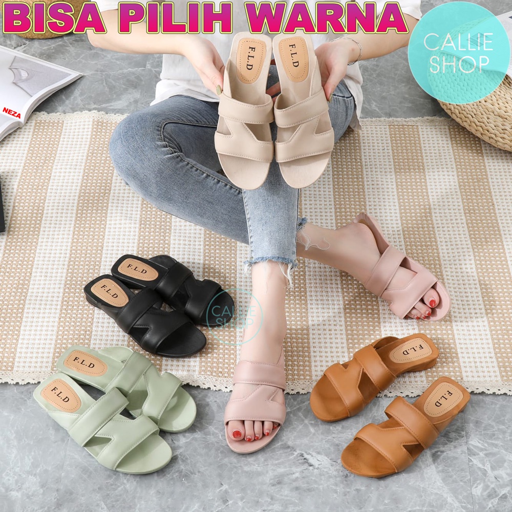 Sandal Wedges Wanita Jelly Simpel Elegan 2269-A FLDTLZ