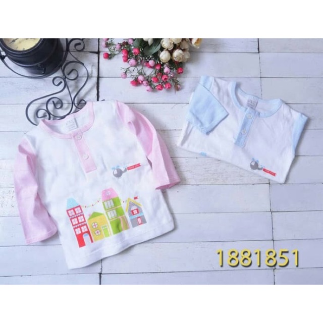 Baju Atasan Bayi Lengan Panjang. (Ichigo)