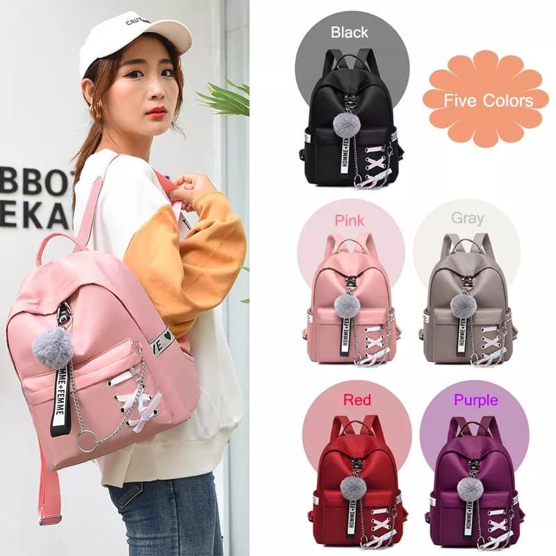 Tas Ransel Wanita Backpack Fashion Korea Murah Promo Tas Cewek