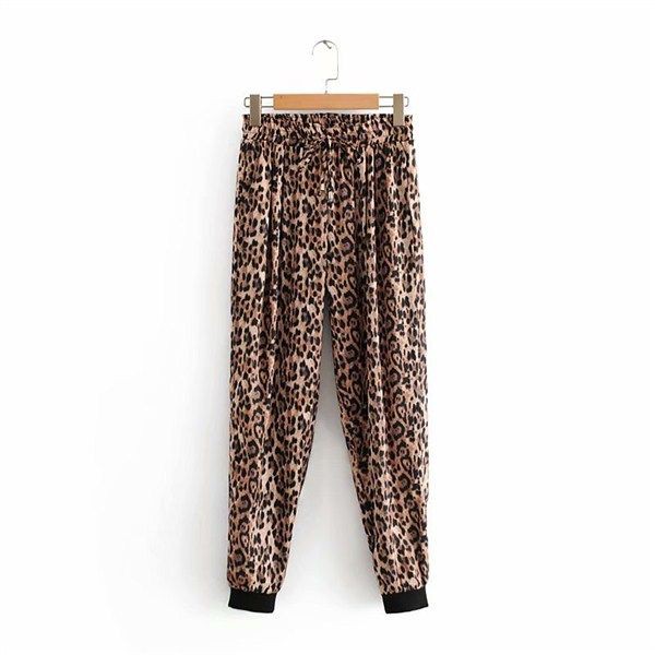 24249 SALE Celana Panjang Motif Macan Celana Jogger Wanita Import