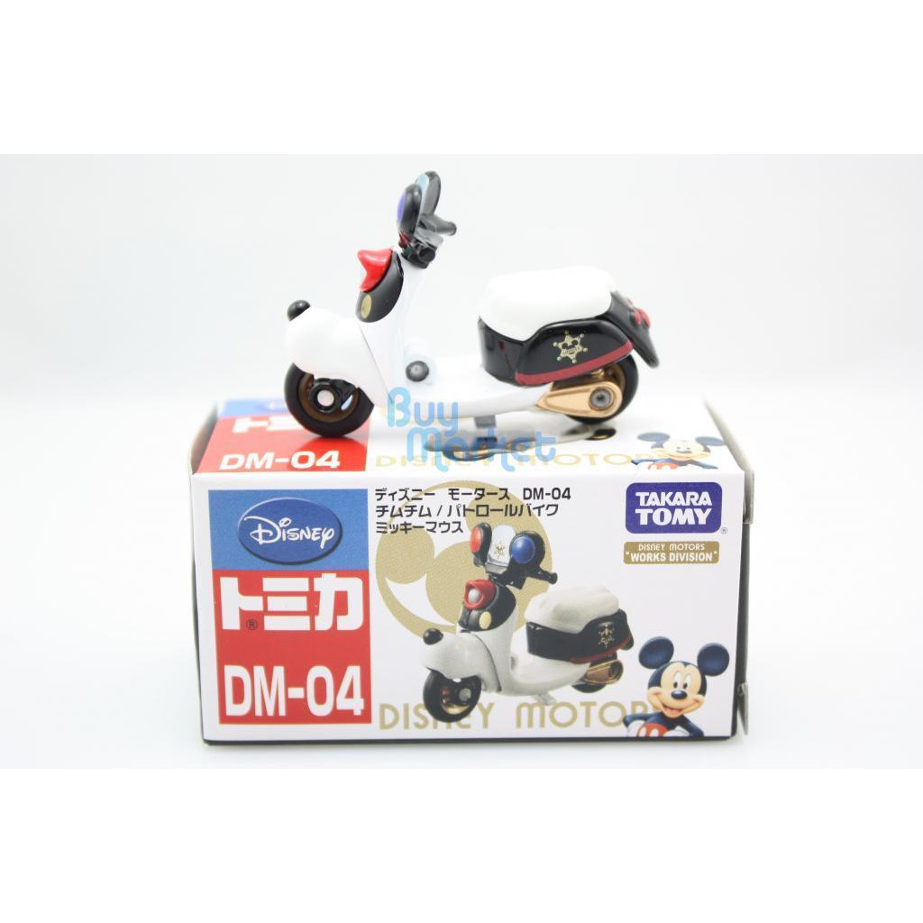 TOMICA DISNEY DM-04 CHIMCHIM PATROL BIKE MICKEY MOUSE