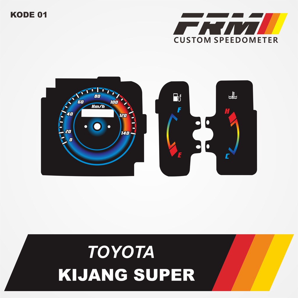 Panel Speedometer Kijang Super custom