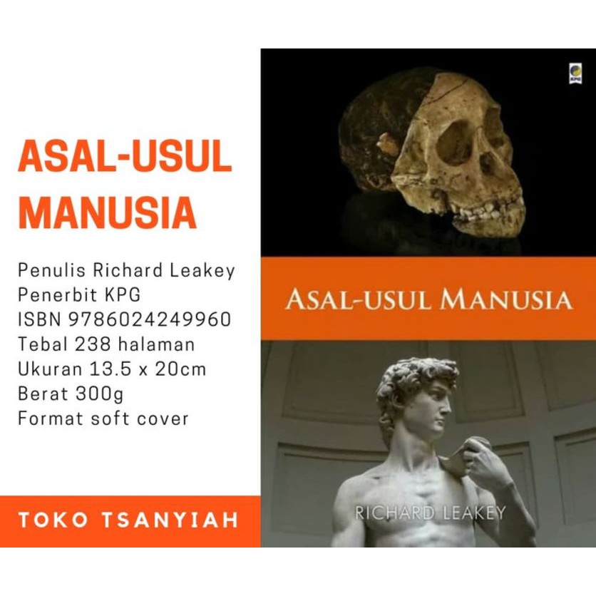 Buku Sejarah Favorit Terbaru Asal Usul Manusia Richard Leakey Shopee Indonesia