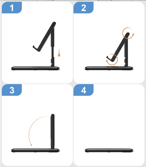 Transformers Stand Holder Hp Model Lipat Untuk Meja