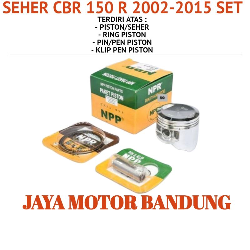 SEHER PISTON KIT CBR 150 R 2002-2015  SEHER SET MERK NPP ORI - OVERSIZE STD (00) /25/50/75/100/125/1