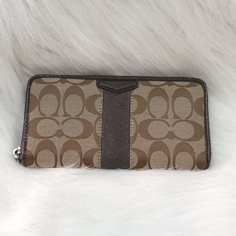 Authentic Coach long Wallet purse signature / dompet coach