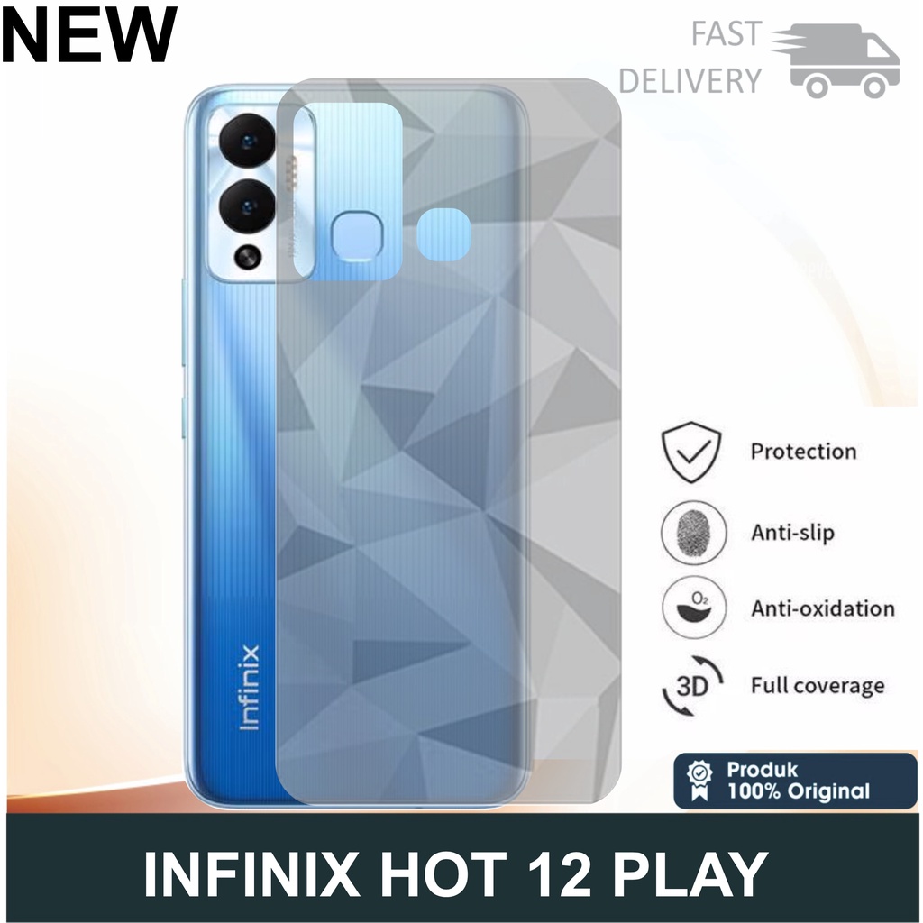 Skin Carbon Diamond Infinix Hot 12 Pro/Hot 12 Play/Hot 12/Hot 12i/ Hot 12 Play NFC/ Hot 11/Hot 11s/Hot 11s NFC/Hot 11 Play/Hot 10/Hot 10s/Hot 10 Play/Hot 9/Hot 9 Play/Hot 8 Garskin Diamond Belakang Handphone