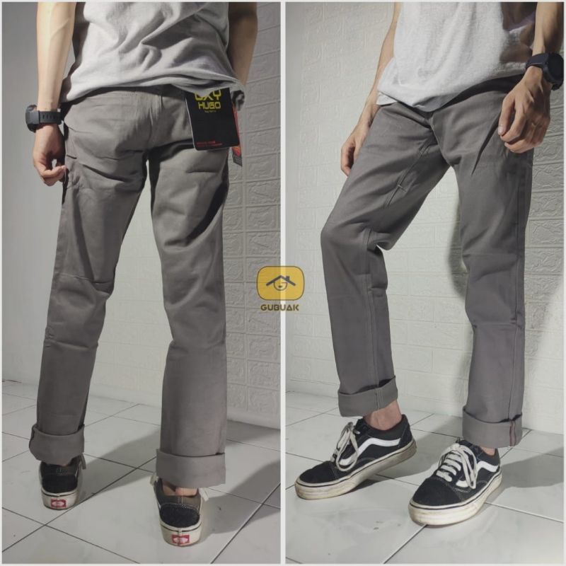 (COD) CELANA CHINOS OXY HUGO / KATUN PRIA KEREN / SLIM FIT CHINOS