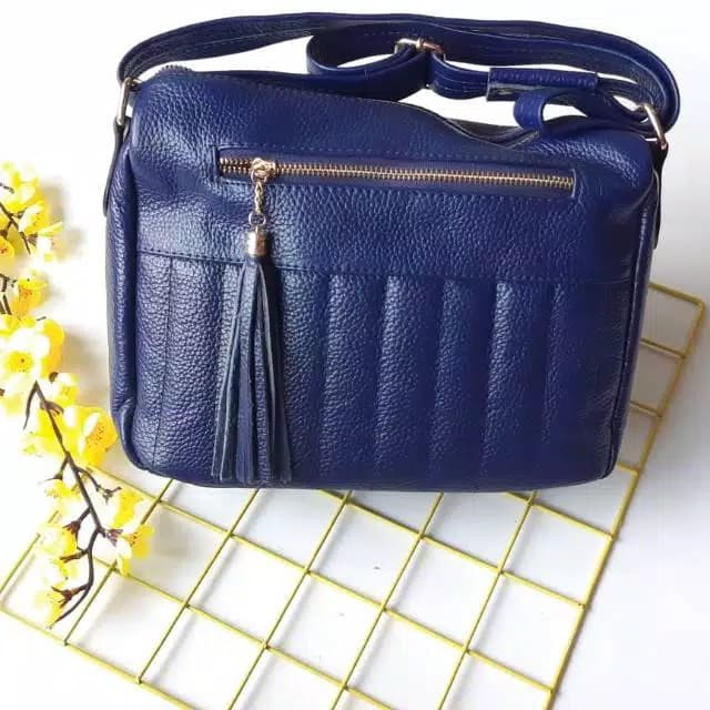 Tas Selempang Slingbag Wanita  Tas Kulit Garut  Tas Wanita Papirut Original