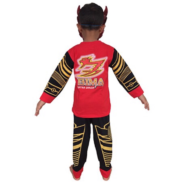 Baju Anak Kostum Topeng  Superhero Pahlawan Indonesia