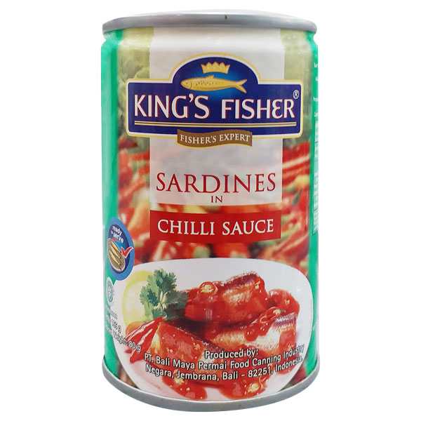 

KINGS FISHER SARDINES CHILLI SAUCE 155GR